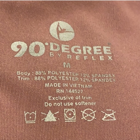 90 Degrees by Reflex Light/Med Purple Leggings Size M - Picture 2 of 6